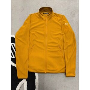 Arcteryx Delta LT Jacket Womens Medium Yellow Polartec Fleece Full Zip